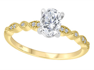 Nina Diamond 18KT Yellow and White Gold Engagement Ring ICJ3571/50