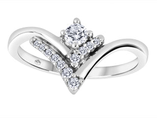 Avalon-Diamond 10k White Gold Fashion Ring ICJ3727/11