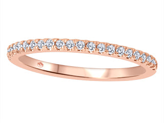 Jasmine Diamond 18KT White and Pink Gold Engagement Ring Sleeve ICJ3732/W