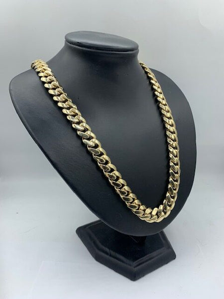 Heavy Miami Hugo 14Kt Gold Chain