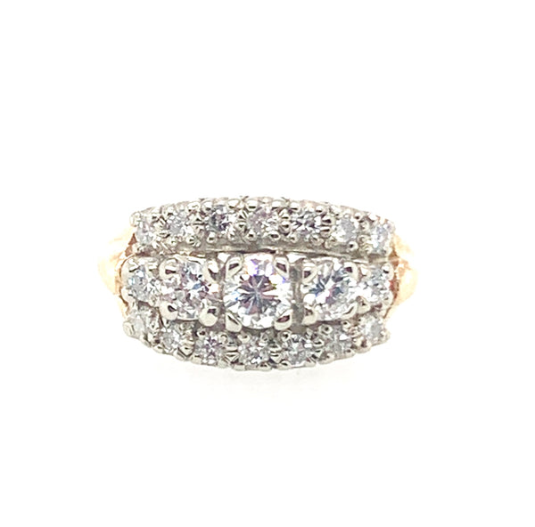 Pre-Owned Mounting Round 14K Yellow Engagement Ring