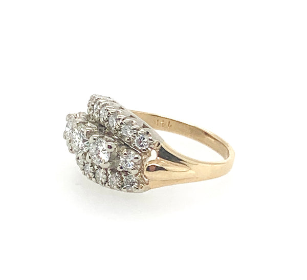 Pre-Owned Mounting Round 14K Yellow Engagement Ring