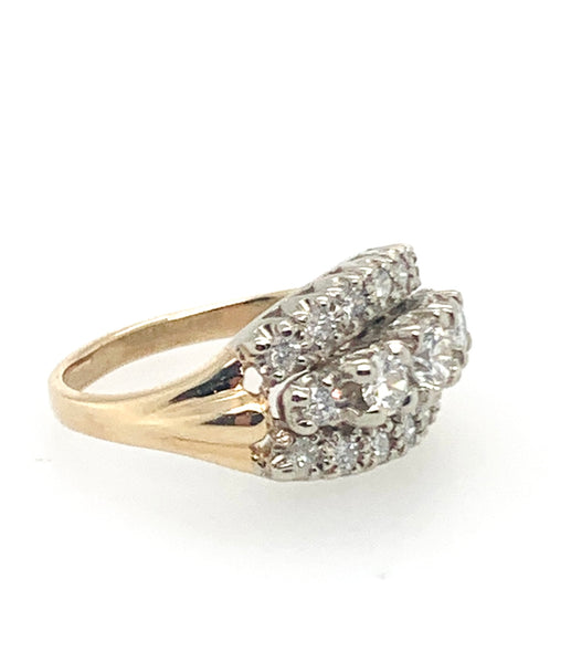 Pre-Owned Mounting Round 14K Yellow Engagement Ring