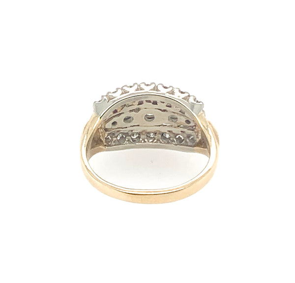 Pre-Owned Mounting Round 14K Yellow Engagement Ring