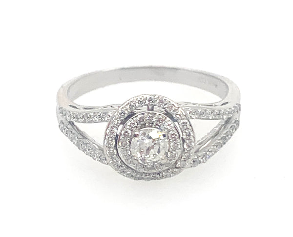Senorita Diamond 14K White Gold Engagement Ring 20-2