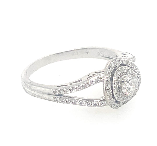 Senorita Diamond 14K White Gold Engagement Ring 20-2