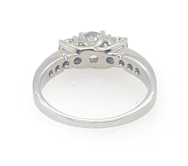 Past Present Future 10K Diamond Bridal Wedding Rings 20-2