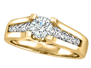 Ava Diamond 14Kt Yellow Gold Engagement Ring JVJ2025/50