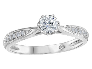The Royalty 14K White Gold Engagement Ring JVJ3101/SM