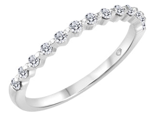 Leilani Bead Diamond 10k White Gold Fashion Ring JVJ3196