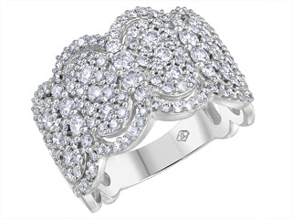 The Pristine Double Band 10K White Diamond JVJ3289