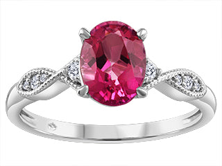 Dixie Pink Topaz 10K Rose Gold Fashion Ring JVJ3440PTZ