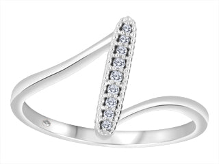 Tanaz 10kt White Gold Womens Fashion Rings JVJ3776