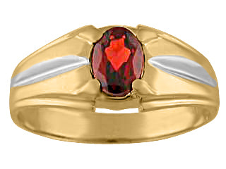 Genuine Sapphire 10K Yellow Mens Gents Ring JVJ533/S