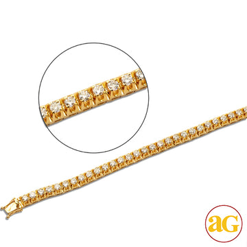 10KY 7.15CTW DIAMOND 4-PRONG PYRAMID SETTING BRACE