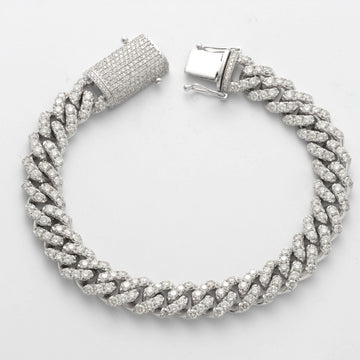 10KW 10.87CTW DIAMOND MIAMI CUBAN BRACELET