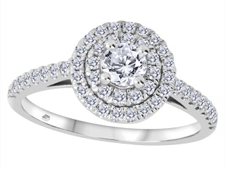 Hailey Allure HaloStyle Diamond Engagement Ring SBJ3705