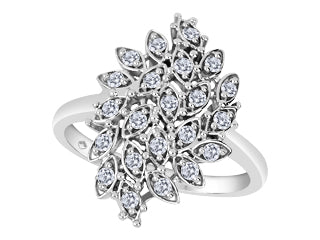 Furcate Spell 10k White Gold SBJ3767 BH