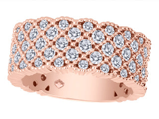 Cherish Rose Gold 10kt Thick Band Fashion Ring SBJ3775 BH