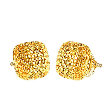 10KY 0.15CTW DIAMOND FANCY EARRINGS