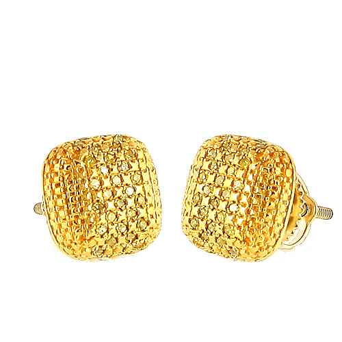 10KY 0.15CTW DIAMOND FANCY EARRINGS