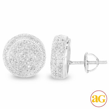 10KW 1.25CTW DIAMOND DISC EARRINGS