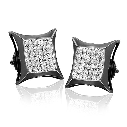 BS 0.05CTW KITE SHAPE MICRO-PAVE ER