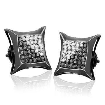 BS 0.10CTW 1/2BLACK DIA KITE SHAPE ER