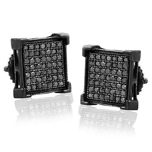 BS 0.33CTW BLACK DIA V-PRONG ER