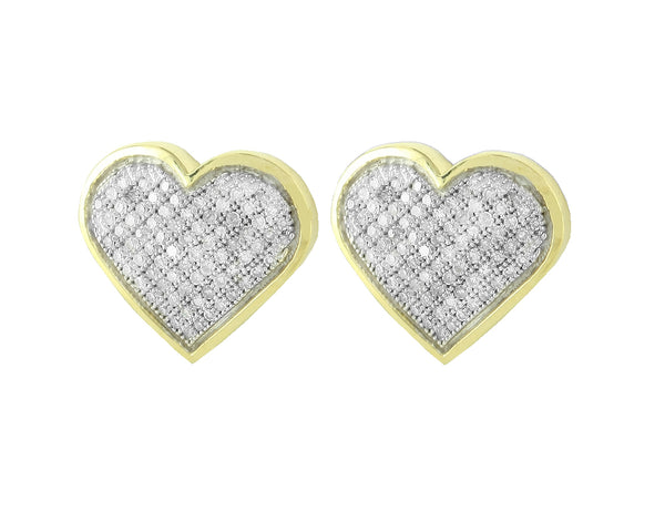 YS 0.50CTW HEART MICRO-PAVE ER