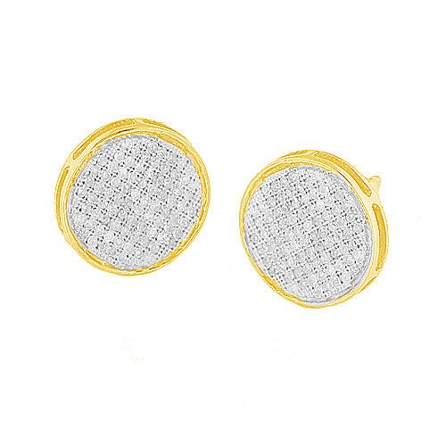 YS 0.75CTW DIAMOND DISC EARRINGS