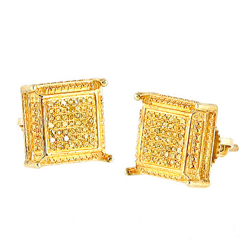 YS 0.15CTW DIAMOND FANCY EARRINGS