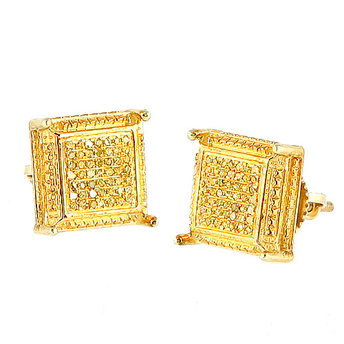 YS 0.15CTW DIAMOND FANCY EARRINGS