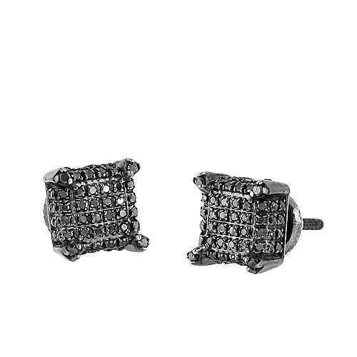 BS 0.40CTW BLACK DIAMOND DICE EARRINGS