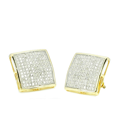YS 0.75CTW DIAMOND DOME EARRINGS
