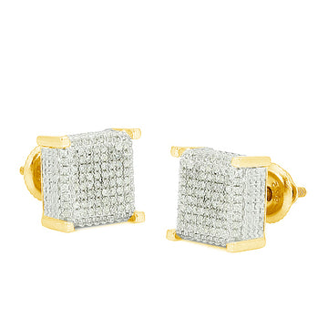 YS 0.50CTW DIAMOND DICE EARRINGS