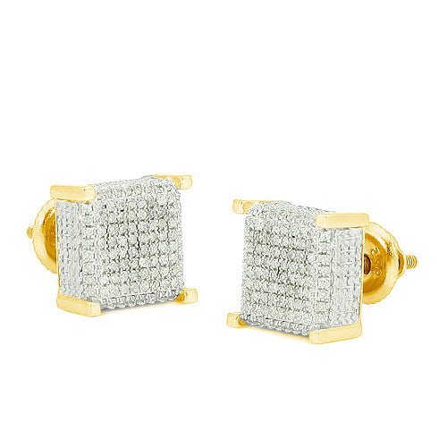 YS 0.50CTW DIAMOND DICE EARRINGS