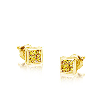 YS 0.05CTW YELLOW DIA DOME ER
