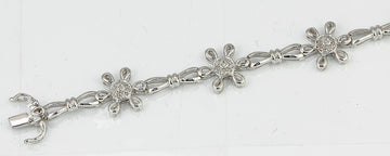 SS 0.35CTW DIAMOND FANCY BRACELET