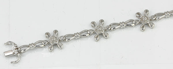 SS 0.35CTW DIAMOND FANCY BRACELET