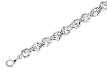SS 0.25CTW DIAMOND FANCY BRACELET