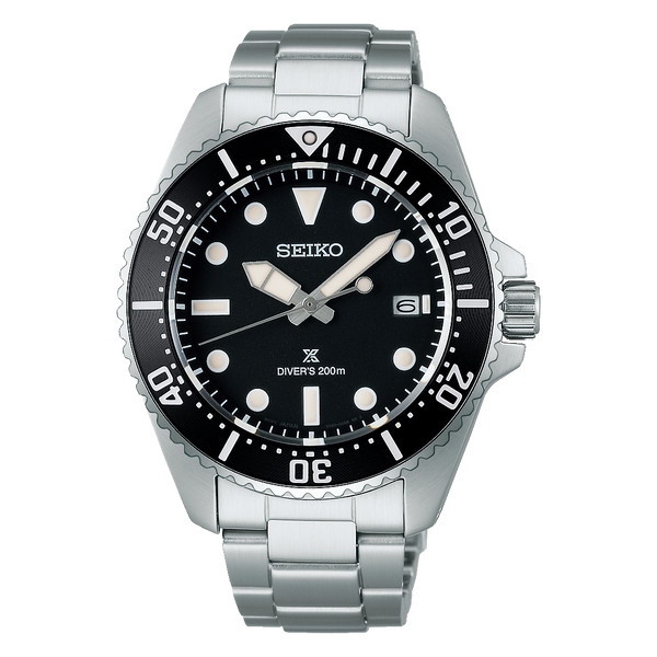 Seiko Prospex SNE597 Men's Solar Diver's Watch – 41mm Black Dial, V157 Movement, 200M Water Resistance
