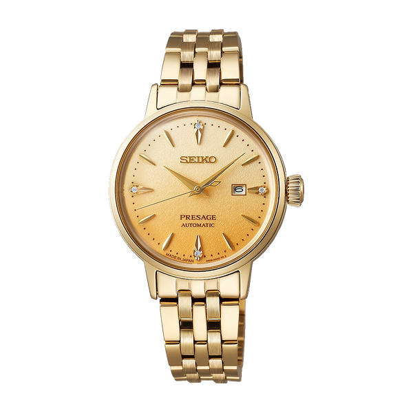 Seiko Presage SRE018 – Gold-Tone Automatic