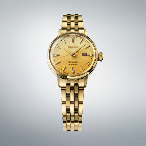 Seiko Presage SRE018 – Gold-Tone Automatic