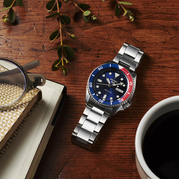 Seiko 5 Sports SRPD53 – Pepsi Bezel Automatic