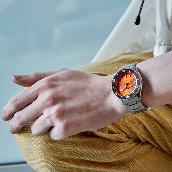 Seiko 5 Sports SRPD59 – Orange Dial Automatic