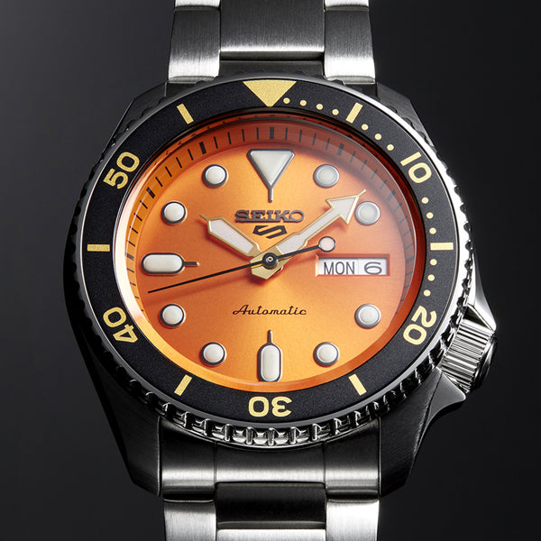 Seiko 5 Sports SRPD59 – Orange Dial Automatic