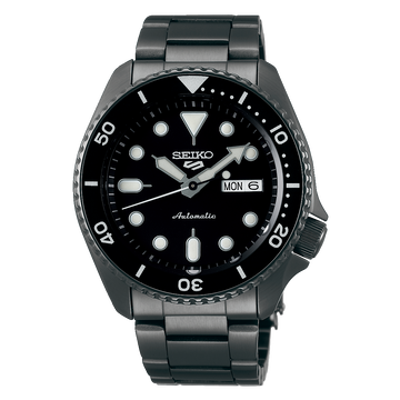 Seiko 5 Sports SRPD65 – Black Hard-Coated Automatic