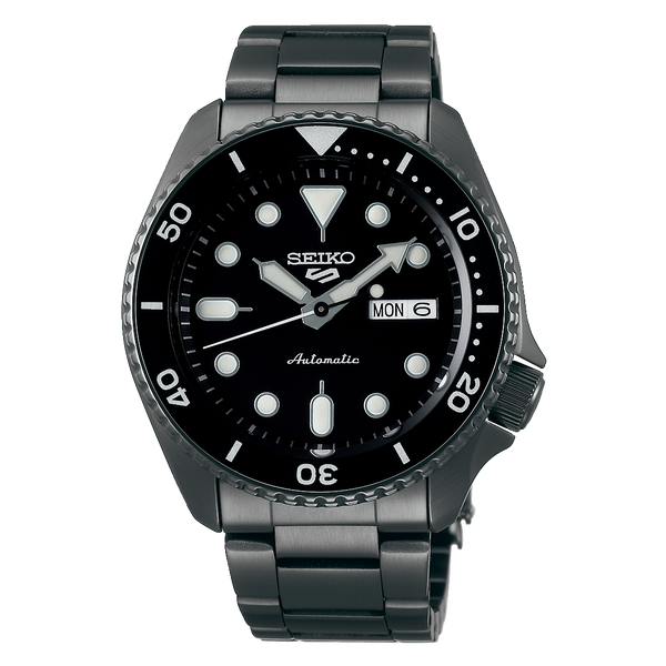 Seiko 5 Sports SRPD65 – Black Hard-Coated Automatic
