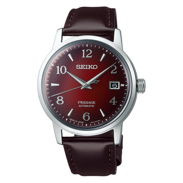 Seiko Presage SRPE41 – Green Dial on Leather Strap